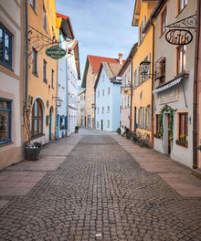 Schöne Straße Diamond Painting mit Altstadtgasse