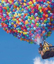 Haus mit Luftballons Diamond Painting