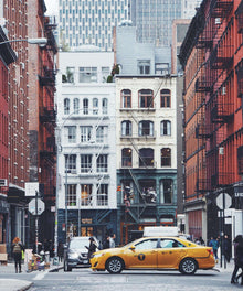 New York Taxi Straßenszene Diamond Painting