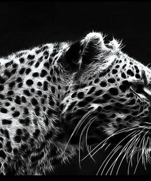 Leopardenporträt Diamond Painting