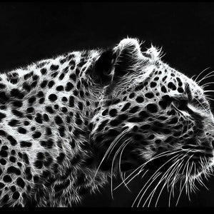 Leopardenporträt Diamond Painting