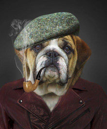 Karikatur-Hund Diamond Painting mit Mütze
