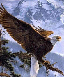 Kaiseradler in den Bergen Diamond Painting