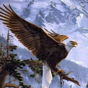 Kaiseradler in den Bergen Diamond Painting