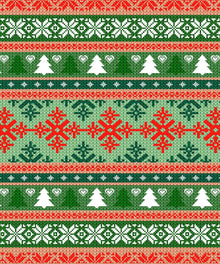 Weihnachtspullover Muster Diamond Painting Strickmotiv
