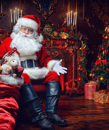 Weihnachtsmann im Weihnachtshaus Diamond Painting