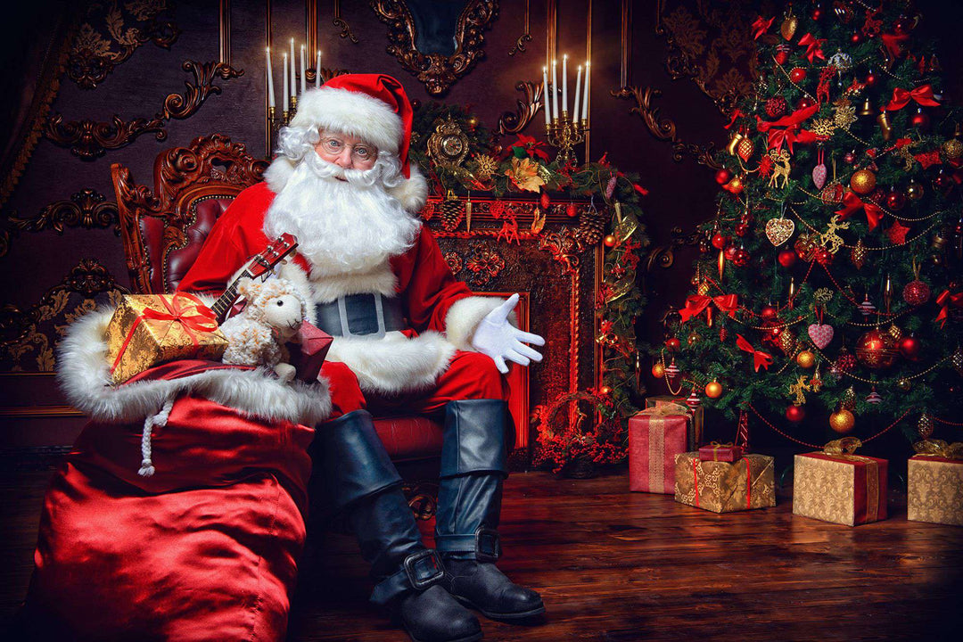 Weihnachtsmann im Weihnachtshaus Diamond Painting