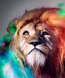 König des Dschungels Löwe Diamond Painting