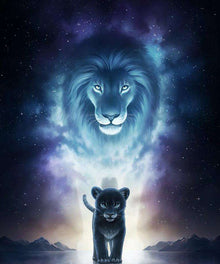 Kleiner starker Löwe Diamond Painting