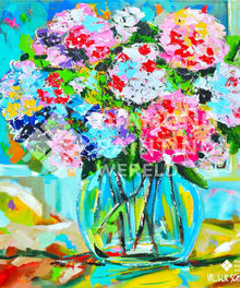 Bunter Blumenstrauß Blumen Diamond Painting