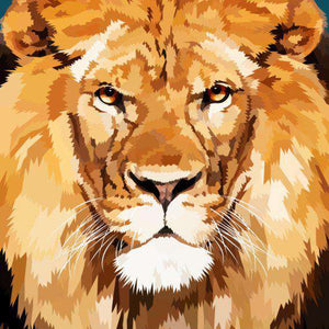 König des Dschungels Diamond Painting