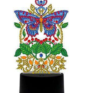 DP Lampe Königlicher Schmetterling Diamond Painting Leuchte