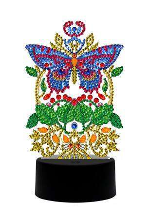 DP Lampe Königlicher Schmetterling Diamond Painting Leuchte