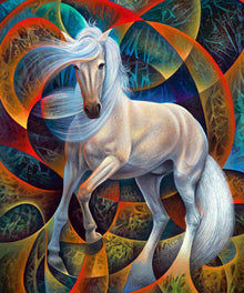 Kunstvolles Pferd Tiermotiv Diamond Painting