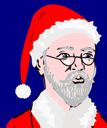 Weihnachtsmann Portrait Diamond Painting