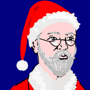 Weihnachtsmann Portrait Diamond Painting