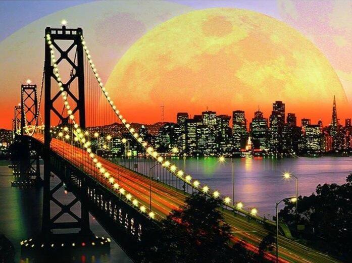 San Francisco Skyline Diamond Painting
