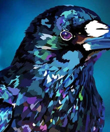 Kunstvoller Rabe Tiermotiv Diamond Painting