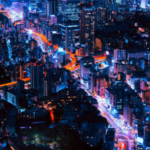 Lichter in der Stadt Diamond Painting