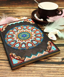 Farbiges Mandala Diamond Painting Notizbuch Motiv