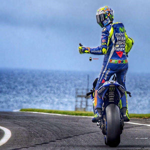 Valentino Rossi Motorrad - Diamond Painting Motiv