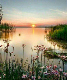 See Sonnenuntergang Diamond Painting