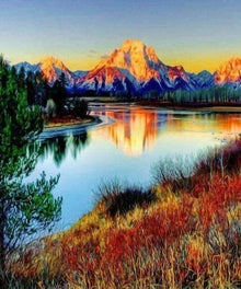 See und Berge Diamond Painting