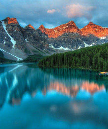 Bergsee in Kanada Diamond Painting