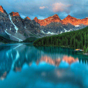 Bergsee in Kanada Diamond Painting