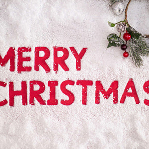 Merry Christmas Schneemotiv Diamond Painting