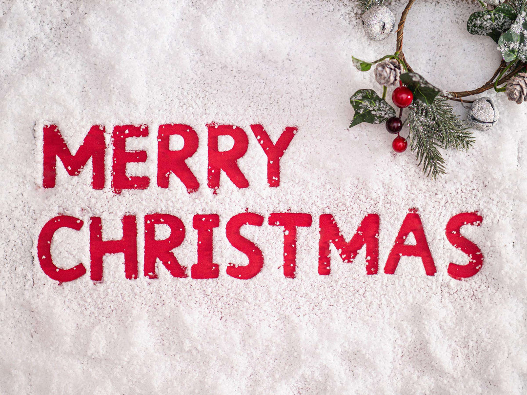 Merry Christmas Schneemotiv Diamond Painting