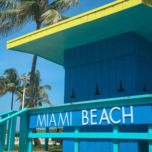 Miami Beach Sommermotiv Diamond Painting