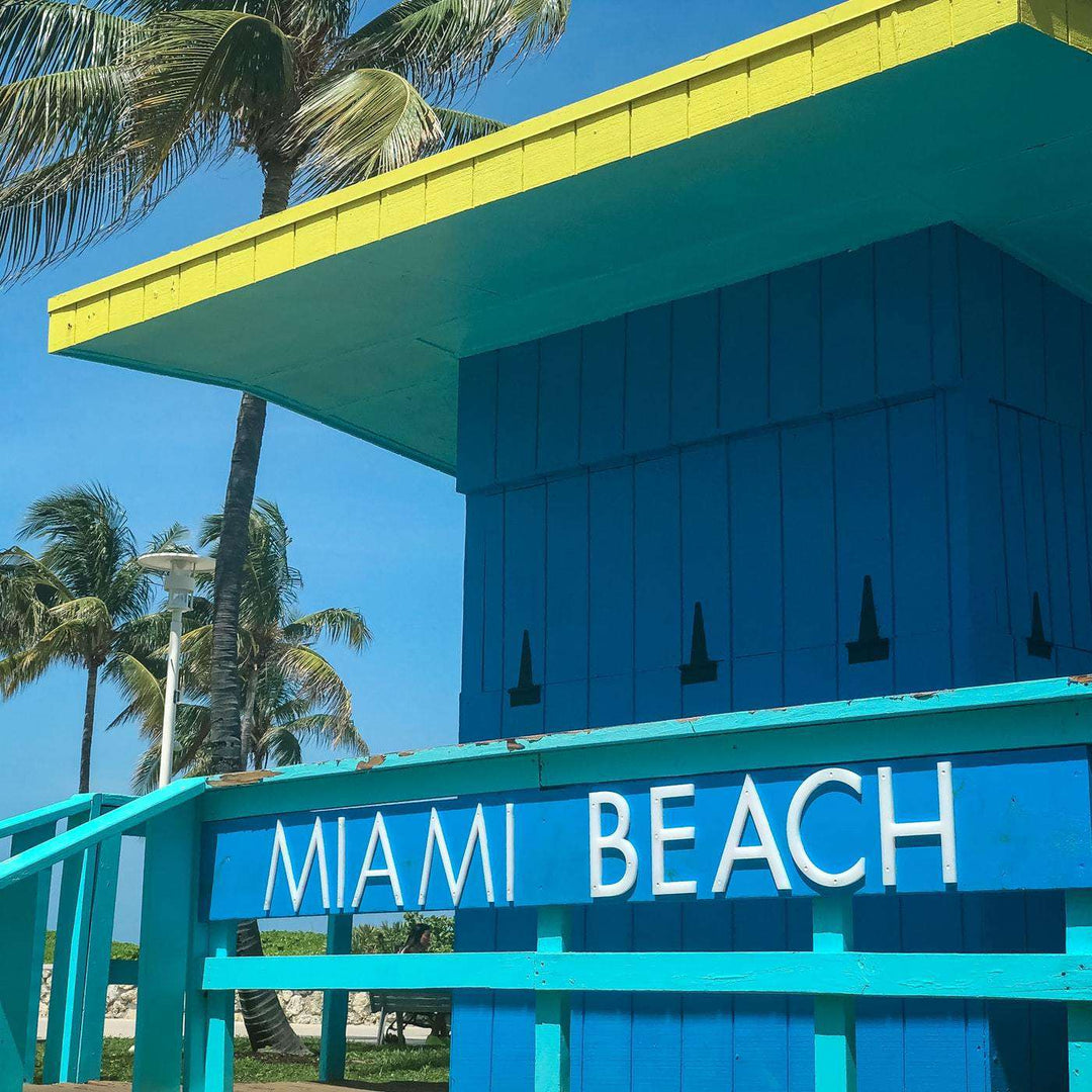 Miami Beach Sommermotiv Diamond Painting