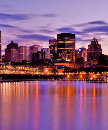 Montreal Skyline bei Abend Diamond Painting Motiv