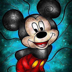 Micky Maus Cartoonmotiv Diamond Painting