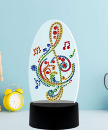 DP Lampe Musiknoten Diamond Painting Leuchte
