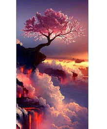 Geheimnisvolle Klippe Diamond Painting Motiv