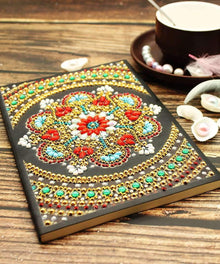 Blumen Ornament Notizbuch Diamond Painting A5