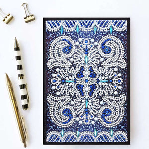 Blaues Ozean Diamond Painting Notizbuch Motiv, Bild 2