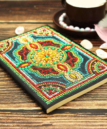 Sommer-Ornament Diamond Painting Notizbuch Motiv