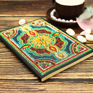 Sommer-Ornament Diamond Painting Notizbuch Motiv