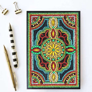 Sommer-Ornament Diamond Painting Notizbuch Motiv, Bild 2
