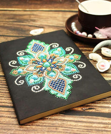 Modernes Ornament Diamond Painting Notizbuch Motiv