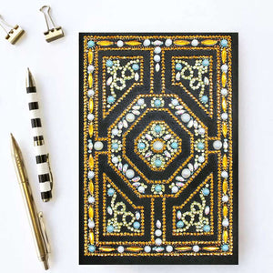 Royal Gold Diamond Painting Notizbuch Motiv, Bild 2