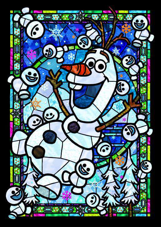 Olaf der Schneemann Diamond Painting