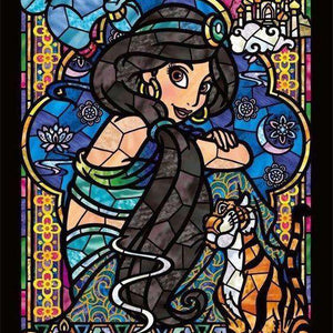 Prinzessin Jasmin Diamond Painting Cartoonmotiv