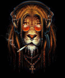 Reggae-Löwe Diamond Painting