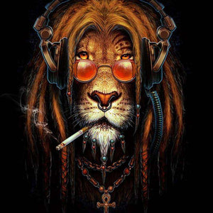 Reggae-Löwe Diamond Painting