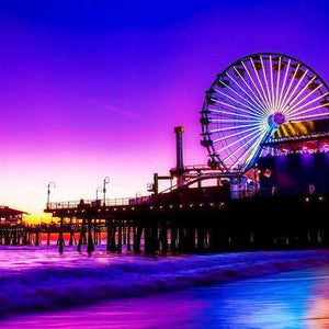 Santa Monica Pier Diamond Painting mit Riesenrad