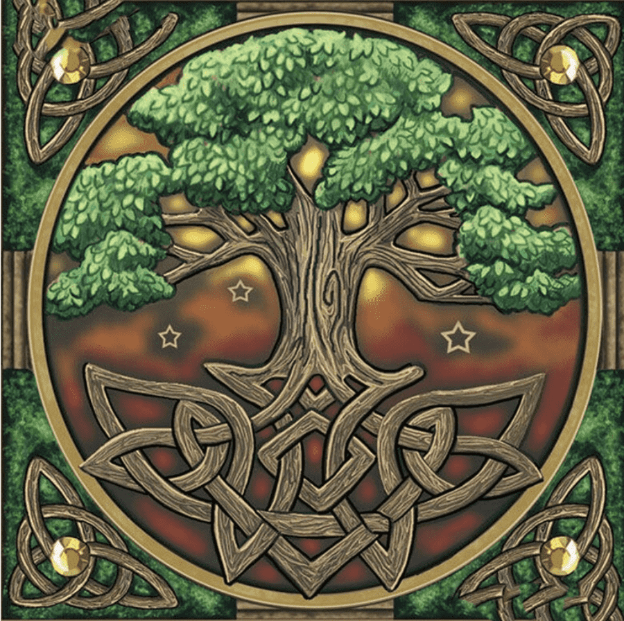 Baum des Lebens Diamond Painting Motiv